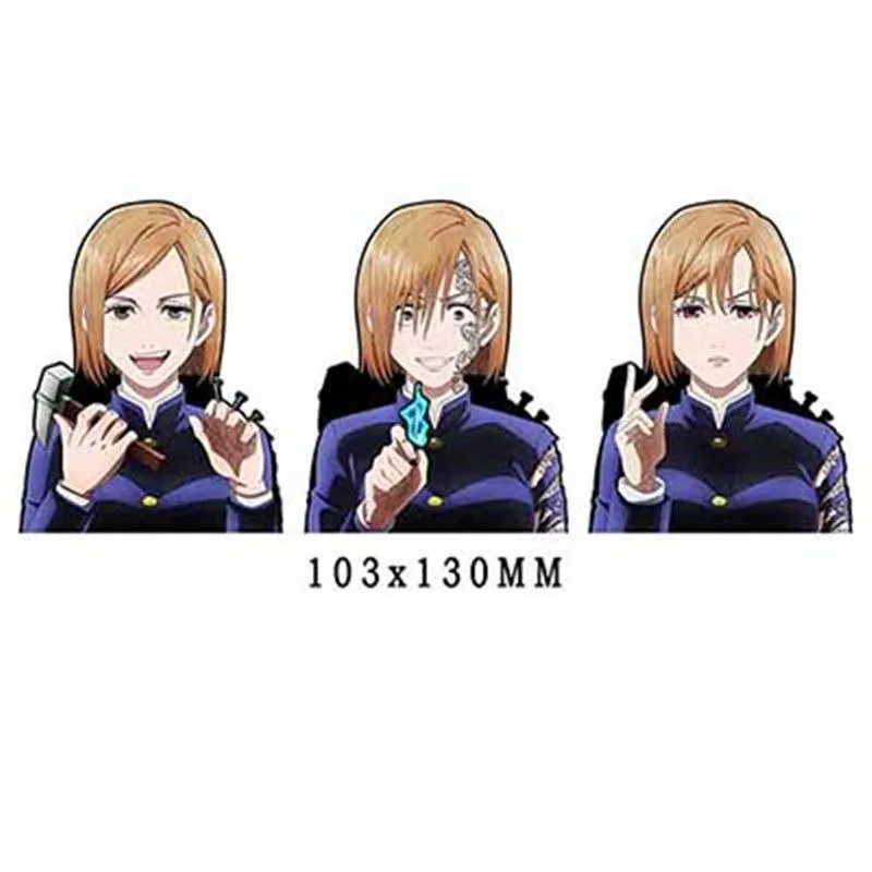 Наклейка на градиент аниме джутсу наклейка с изменением цвета Сатору годжо