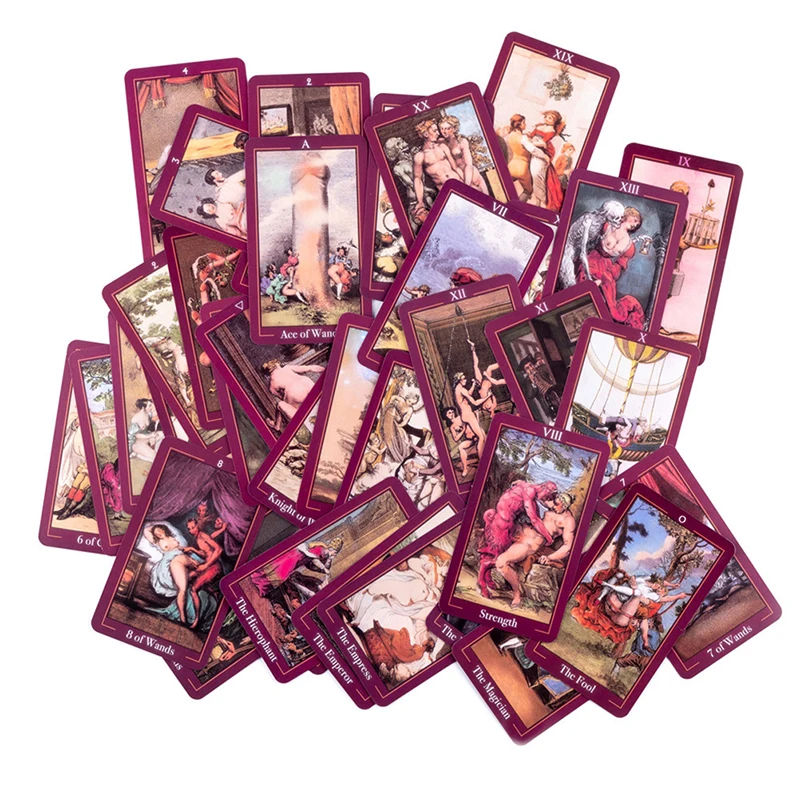 

Tarot of Forbidden Dreams Occult Divination Tarot Cards Tarot Reading 78 Card Table Game