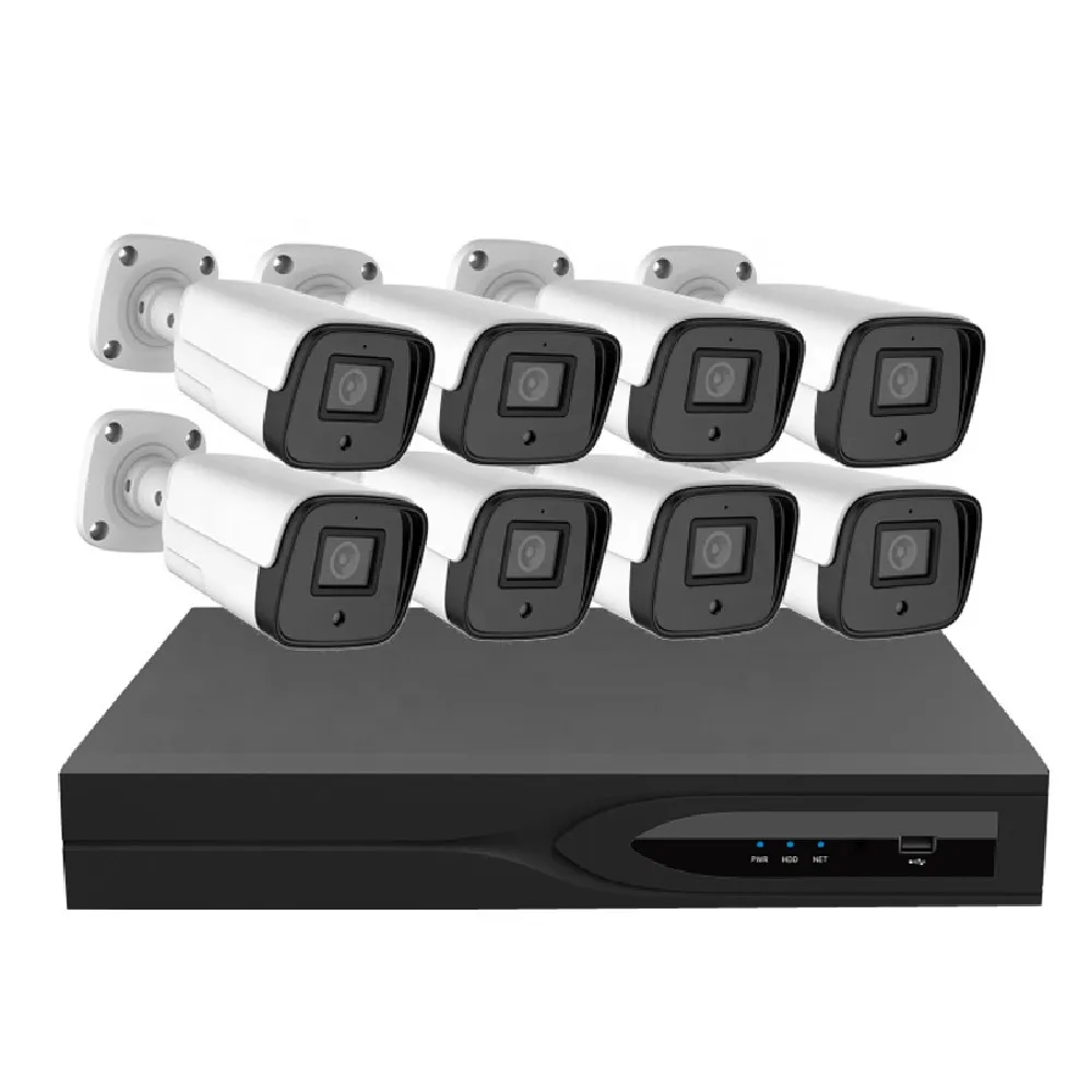

JXJ Security Humanoid Detection Color Video POE Video Surveillance Set 8CH Nvr Smart Home Nvr Cp Plus Cheapest Cctv Camera Set