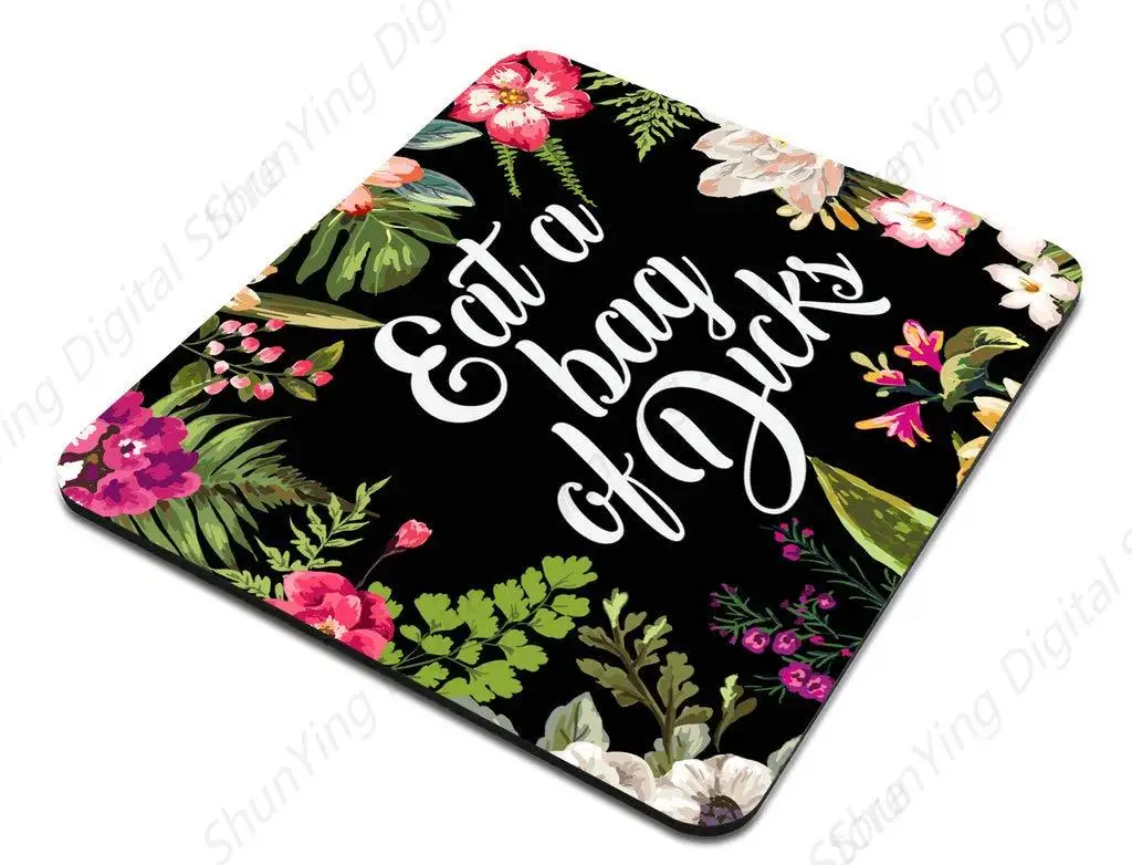 Коврики для мыши Eat A Bag Of Dicks интересные и милые цитаты подходят игровых офисных