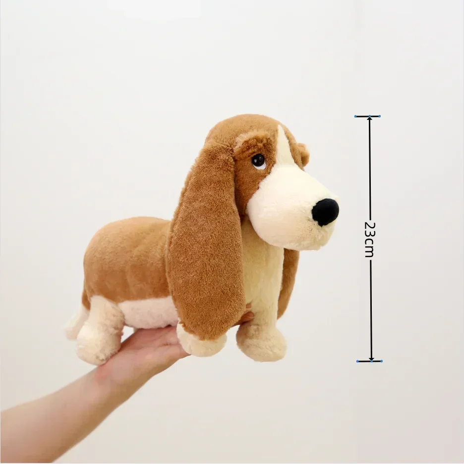 Randall Basset Hound Doll Собака успокаивающая кукла плюшевая игрушка регдолл подарок для