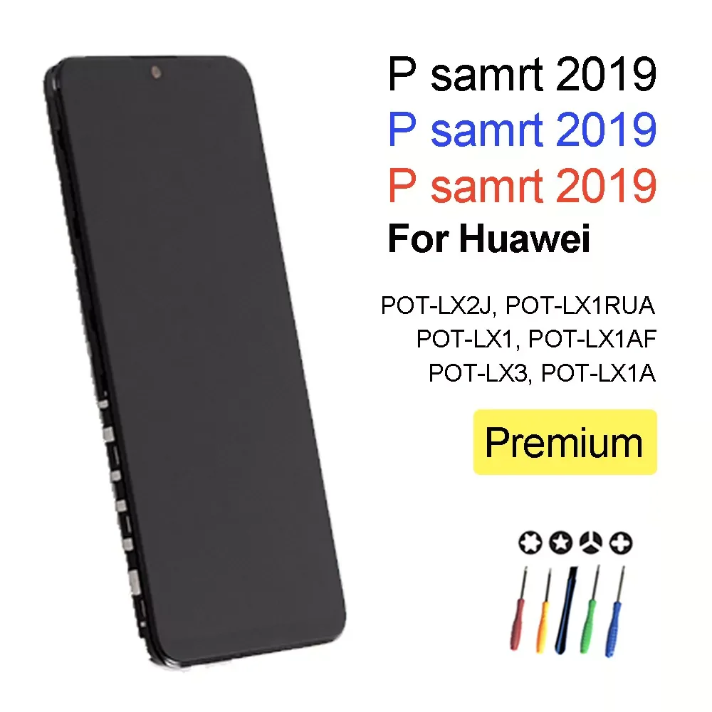 

POT-LX1 POT-LX3 Display For Huawei P smart 2019 Lcd Touch Screen Wholesale Price Replacement Lcd For Huawei P smart 2019 Display