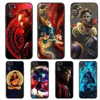 doctor strange marvel for xiaomi redmi note 10s 10 9t 9s 9 8t 8 7s 7 6 5a 5 pro max soft black phone case