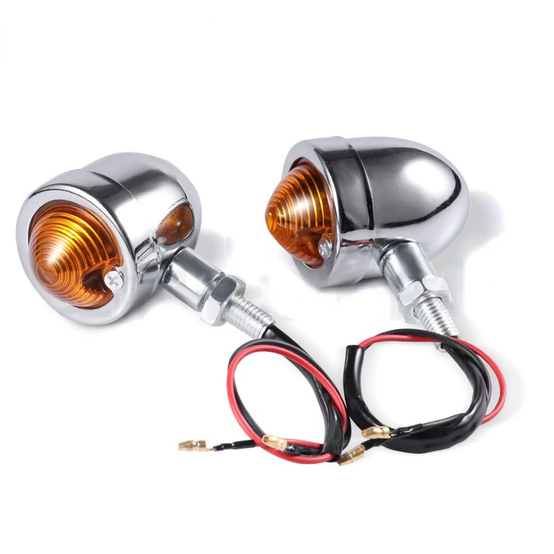 

Световой индикатор поворота для мотоцикла Harley Copter Cruiser Honda Suzuki Yamaha Shadow Universal 12 В сигнальная лампа в стиле ретро