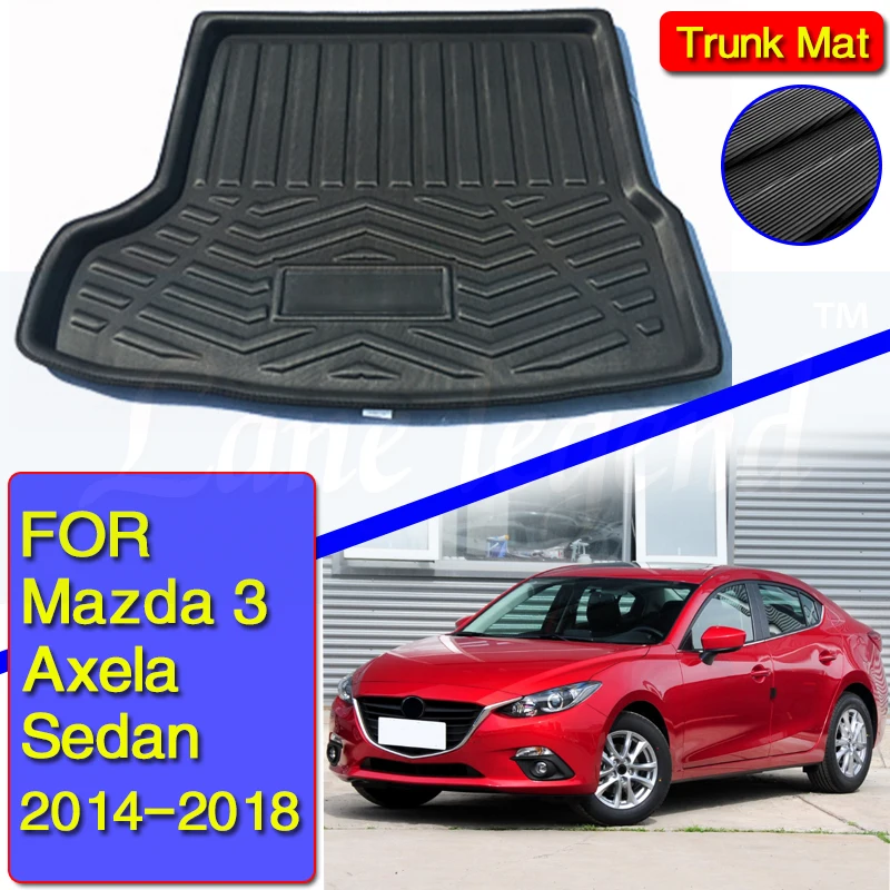 Подкладка для багажника автомобиля коврик напольный поднос грязи Mazda 3 Mazda3 4-Dr Sedan