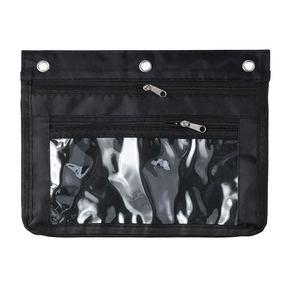 

Large Capacity Zipper With School Office 3 Ring Binder Home Pencil Pouch
