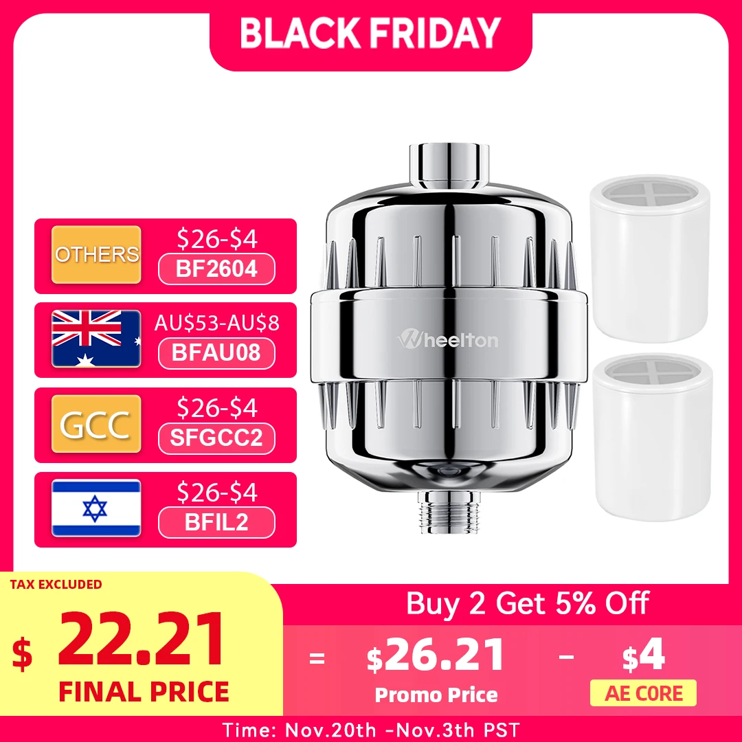 

Фильтр для душа Wheelton WHT-303-2E