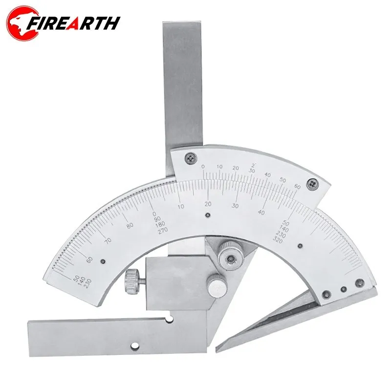 

0-320 Degree Protractor Vernier Caliper Fit Universal Angle Ruler Gauge Angle Finder Digital Calibrator Measuring Tools