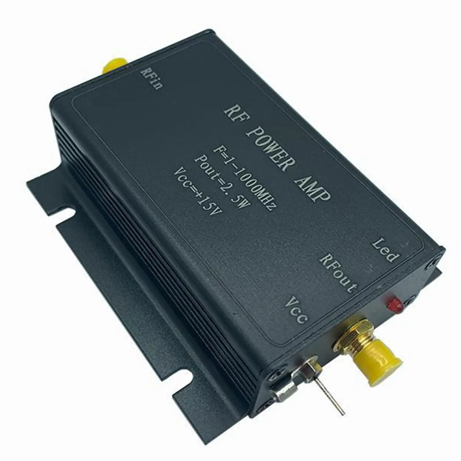 

1-1000MHz RF Power Amp Module Aluminum Alloy SMA Female Adapter Low Power Boardband for All Types Wireless Remote Transmitter