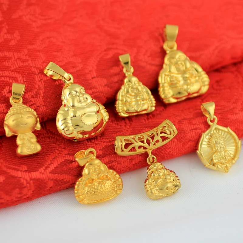 Латунный кулон позолоченные ювелирные изделия имитация 18-каратного золота