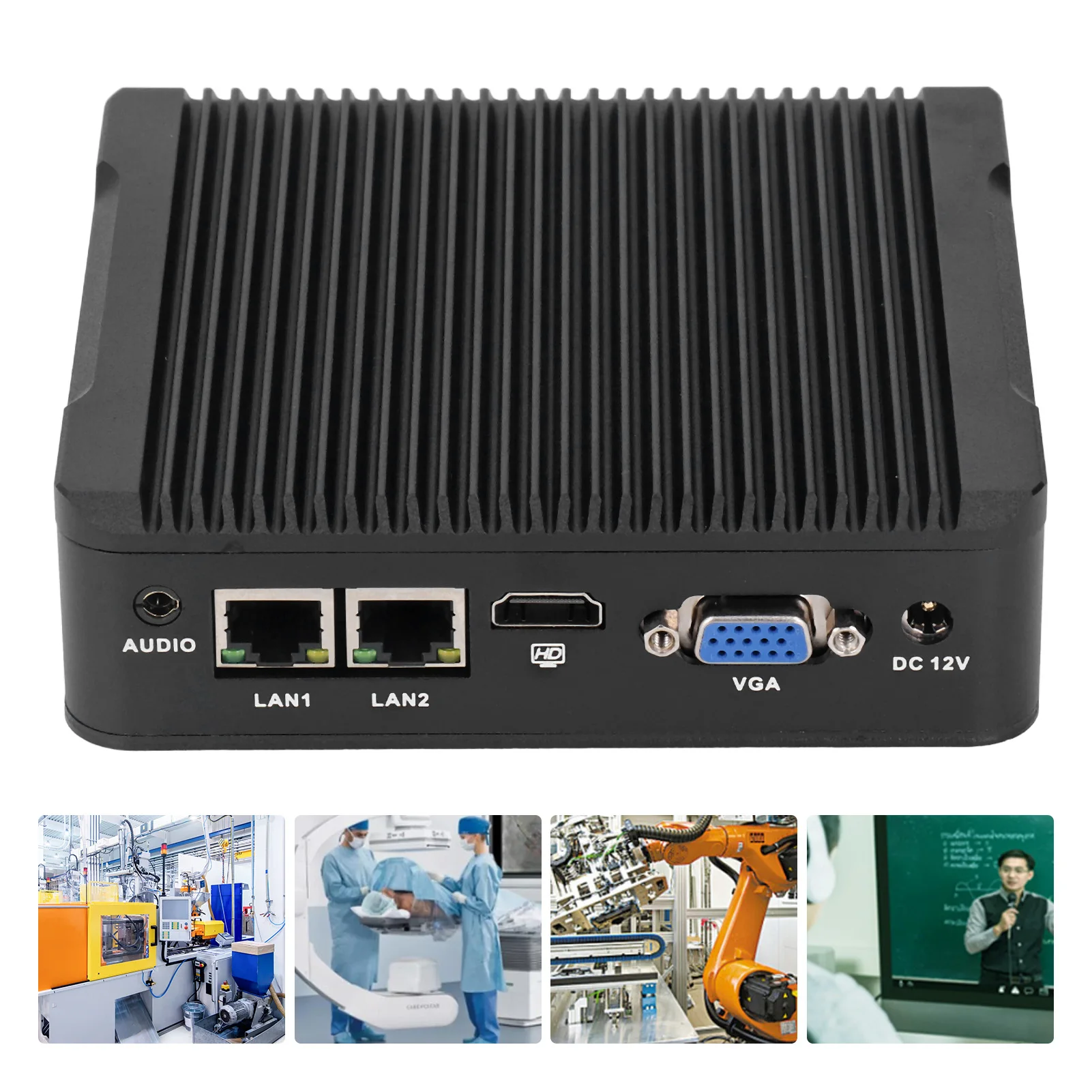 Мини-компьютер Встроенный безвентилятор с низким потреблением J1900 Быстрое