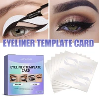 womens eyeliner stencils kit eye makeup template stickers non woven eye liner template cards eyeliner shaping makeup tool kit