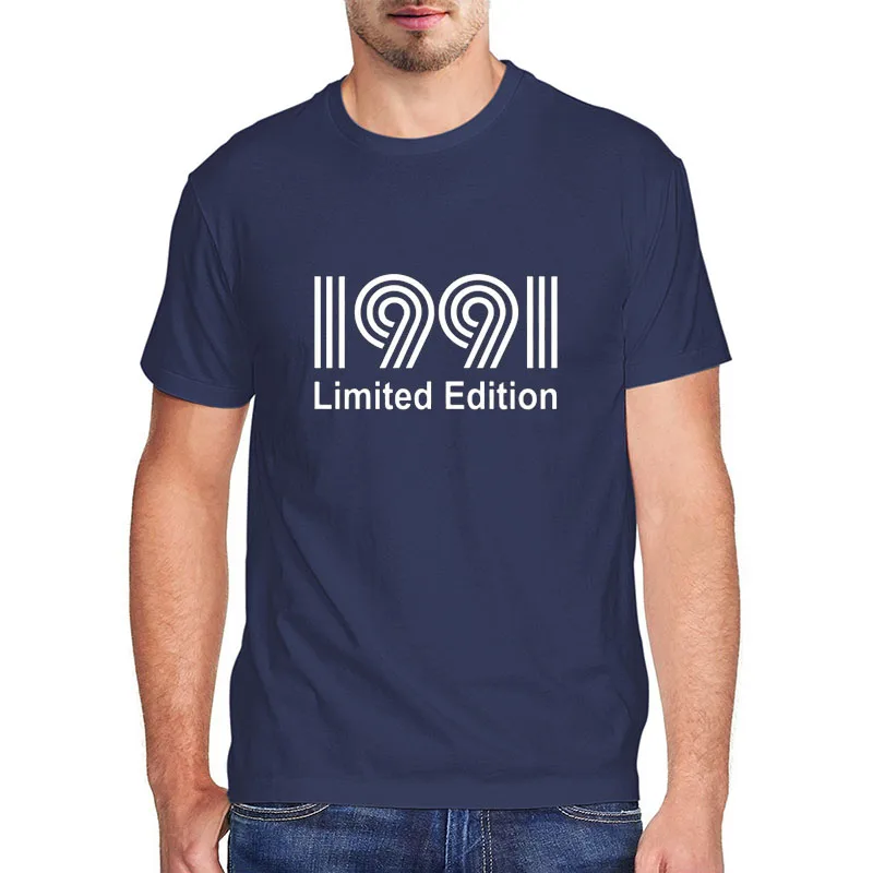 

Unisex 100 Cotton 1991 30TH Birthday t shirt men funny Graphic tees 30 year old gift Mens Harajuku Tshirt casual streetwear Tops