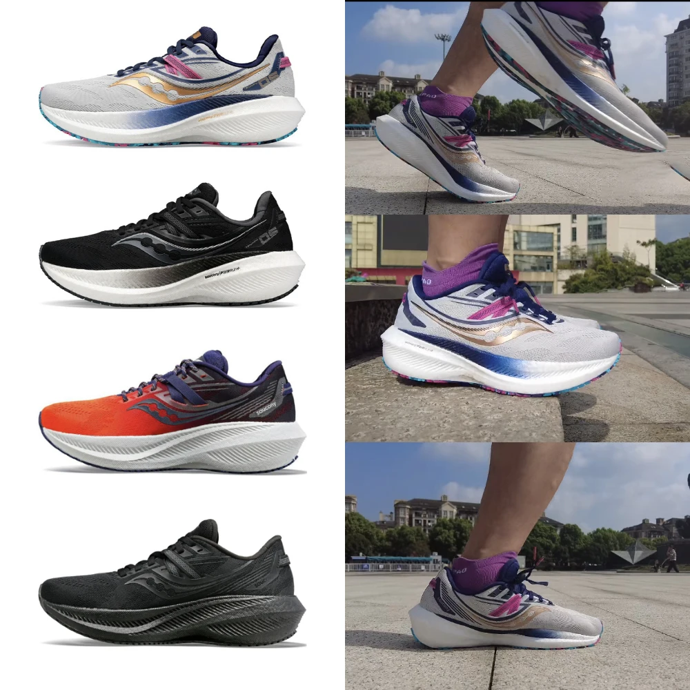 

New With Box Original Saucony Training Cusnerback Running Triumph-Victory 20 Professional Games Lightweight Sports Jogging Shoes