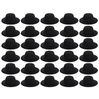 30pcs replaceable tiny hats multi function miniature hats decorative mini hats doll supply