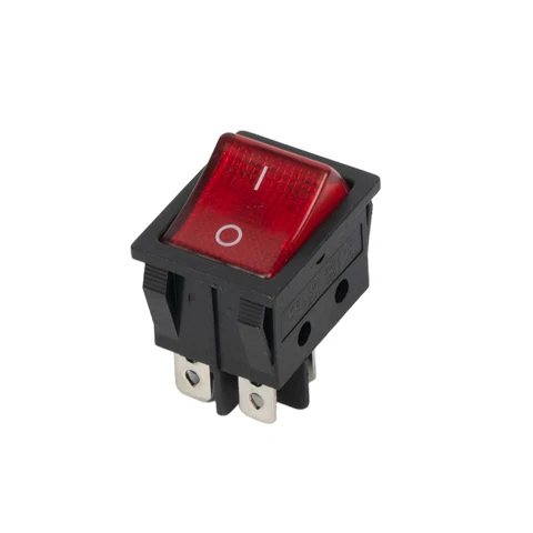 Сменный Универсальный 4-контактный переключатель KCD4, Красный, с подсветкой, запчасти для насоса мощности 16 А 250 В переменного тока/20 А 125 В переменного тока
