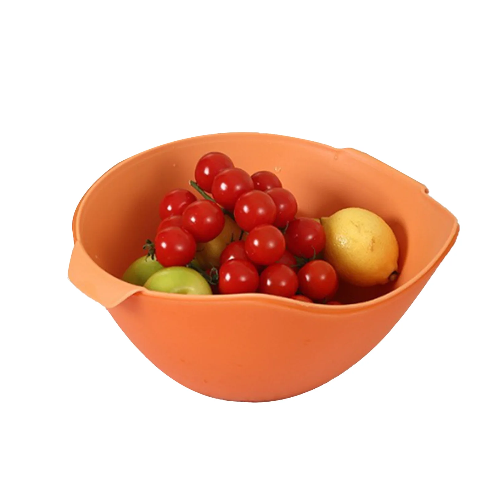 

Kitchen Colander Bowl Collapsible Colander With Handle Multifunctional Washing Bowl And Strainer Double Layered Drain Basin And
