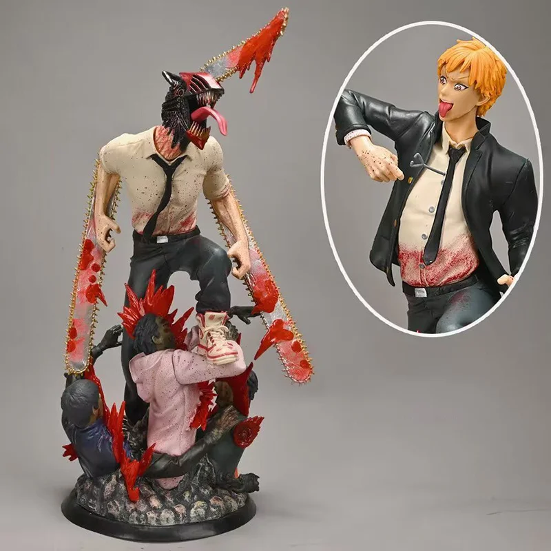 

33cm Chainsawman Denji Action Figure Anime Figures Chainsaw Man Figurine PVC Statue Model Collection Doll Decoration Toy Gift