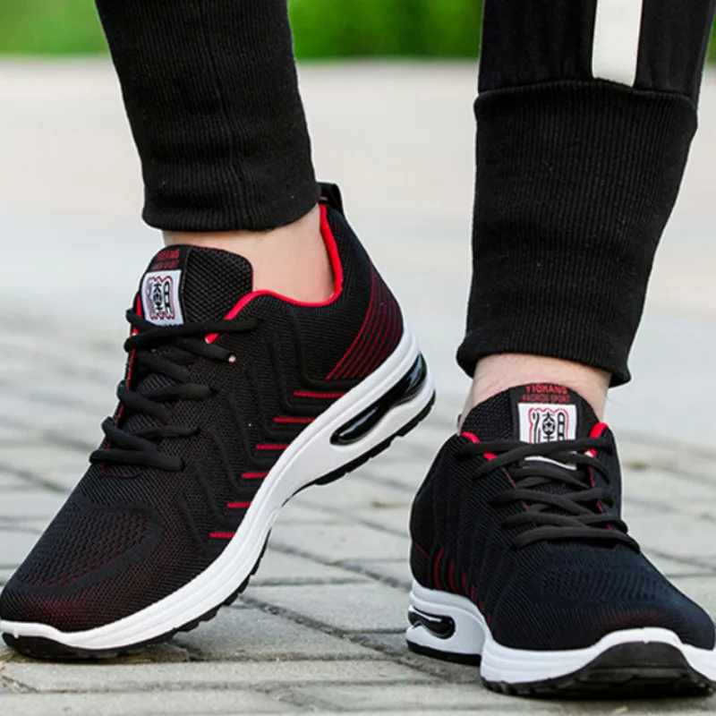 Сетчатые дышащие мужские повседневные туфли дышащая мужская повседневная обувь