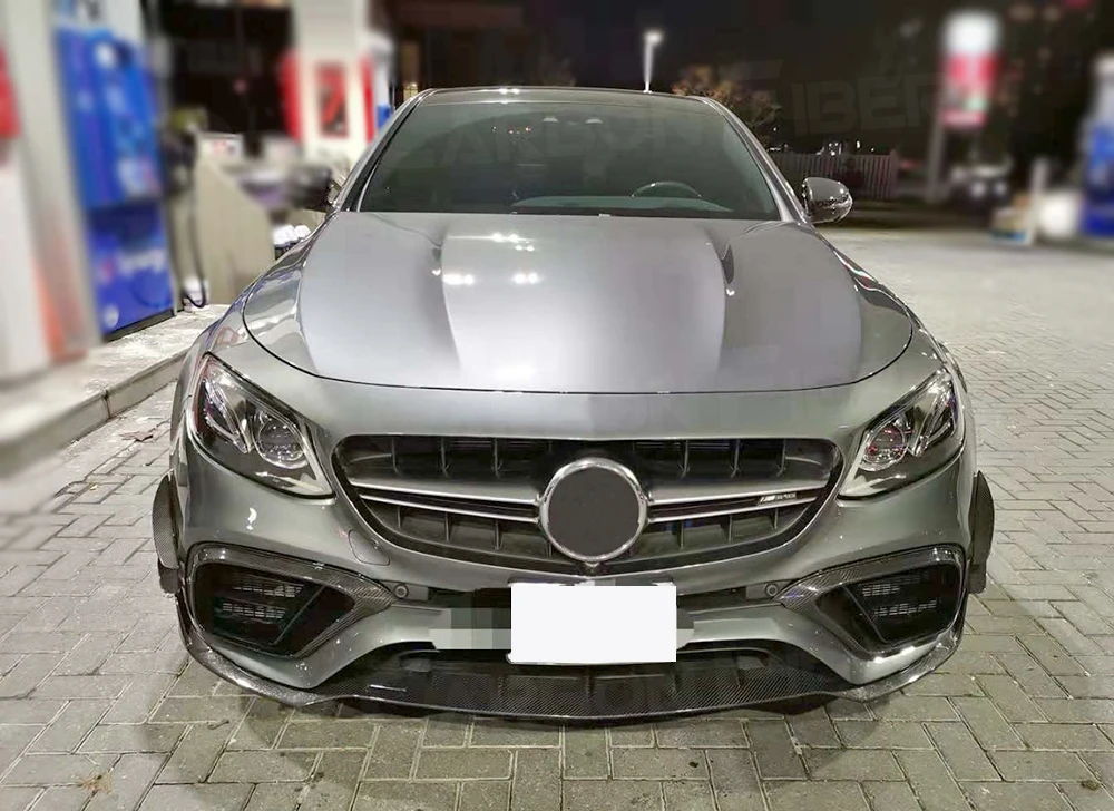 4 шт./компл. Стайлинг автомобиля передний бампер из углеродного волокна накладки