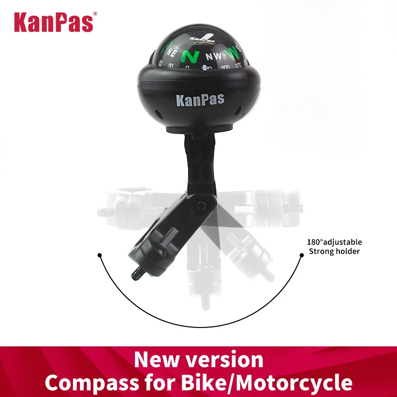 

KANPAS 2022 Version Motorcycle Compass / bike accessories / bicycle compass / Professional compass/ATV compass