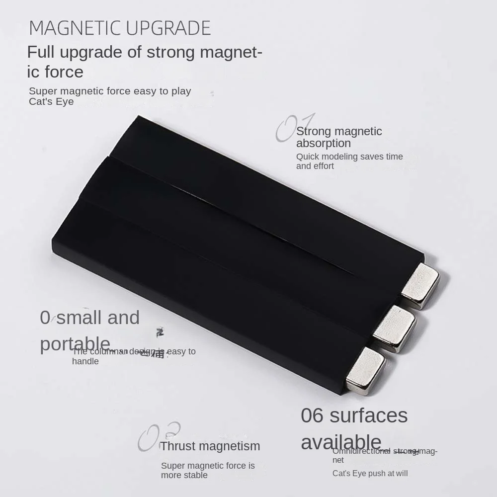 Черная Силиконовая Магнитная Палочка С Сильным Эффектом 1 Шт.