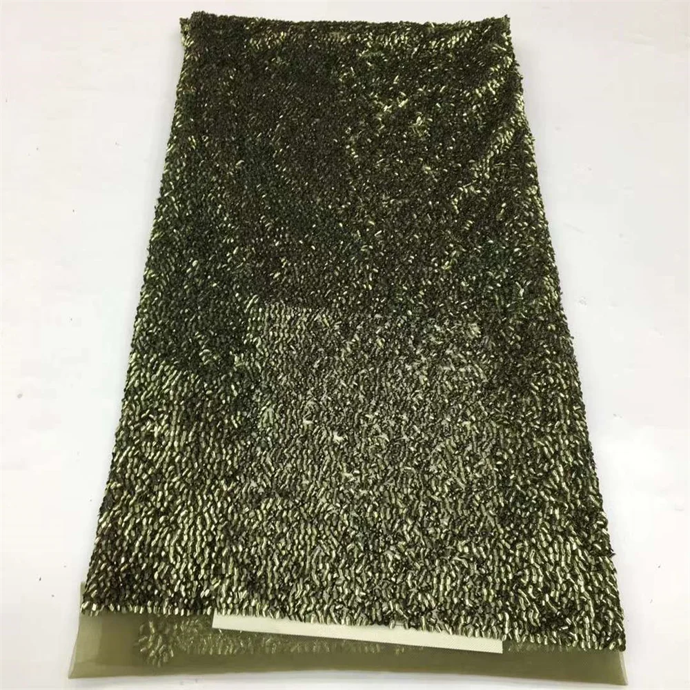 Новинка 2024 Роскошная французская вышивка кружевная ткань для жениха африканская