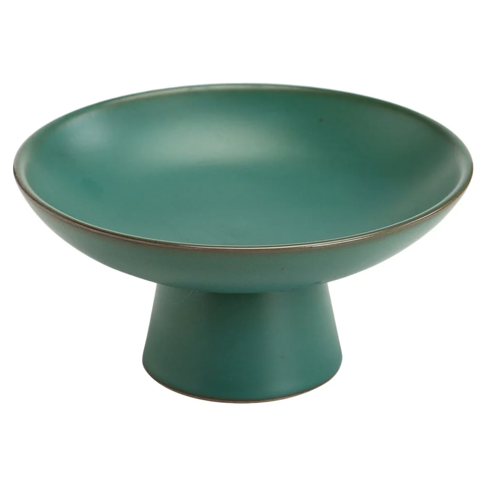 

Ceramic Dessert Bowl Fruit Tray Stand Dish Cake Serving Storage Footed Cuppastry Platter Snack Platters Bread Plate Party Holder