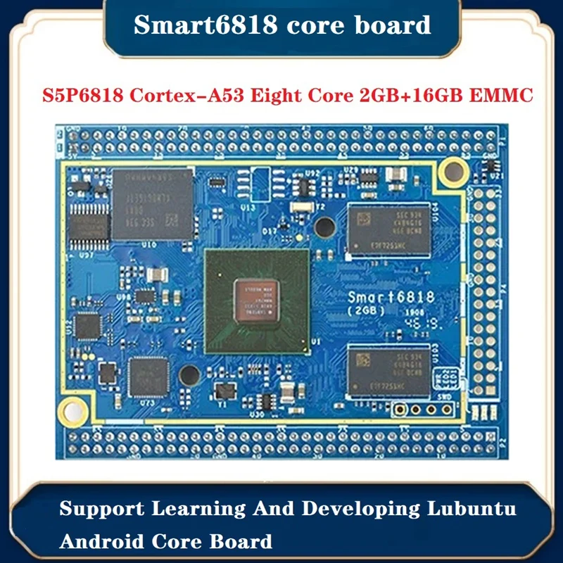 

1 шт. S5P6818 Cortex-A53 восемь ядер Lubuntu Android Core Board 2 ГБ + 16 Гб EMMC обучение и разработка