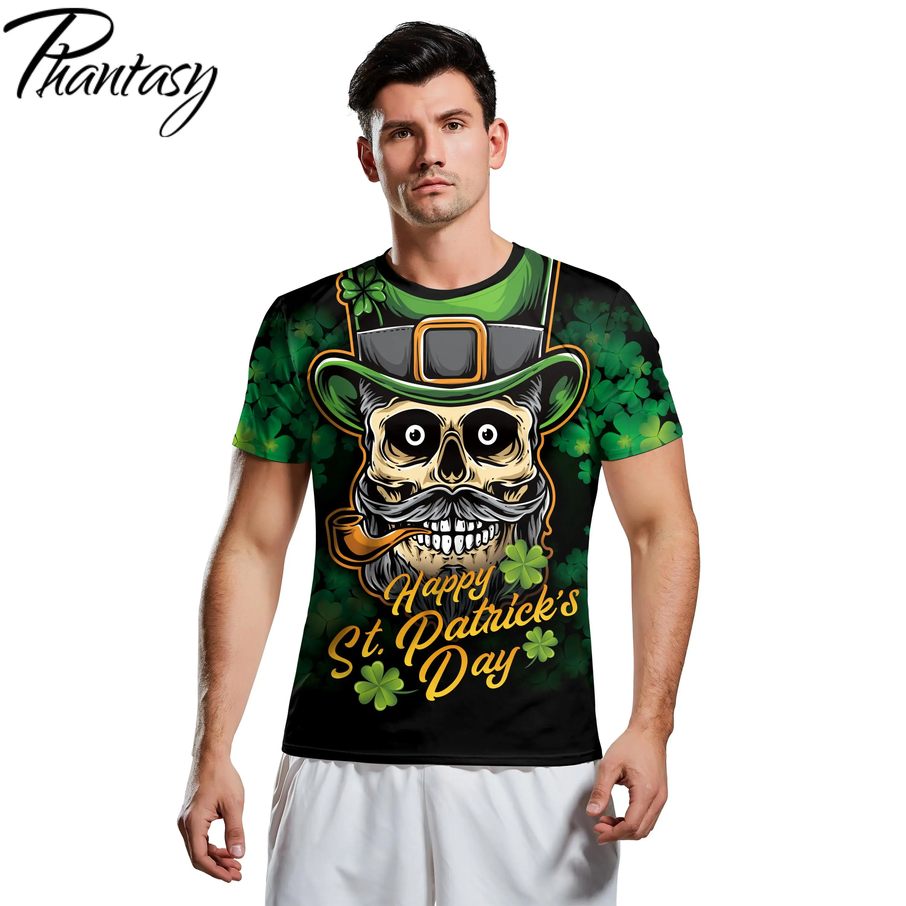 Модные топы для фестиваля Ирландия футболка женщин День Святого Патрика