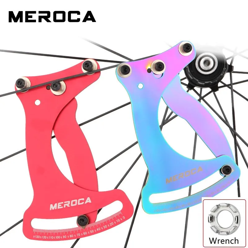 

Meroca Bicycle Spoke Tension Meter Wheel Spokes Builders Ultralight Bike Repair Tool Checker Indicator Accurate Tensiometer