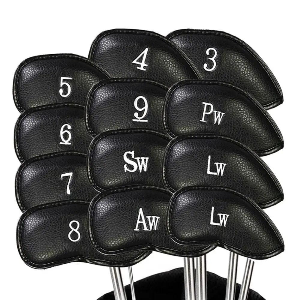 

Professional Synthetic Leather Waterproof Golf Accessories Golf Iron Head Cover Club Headcover Protector Driver Mallet