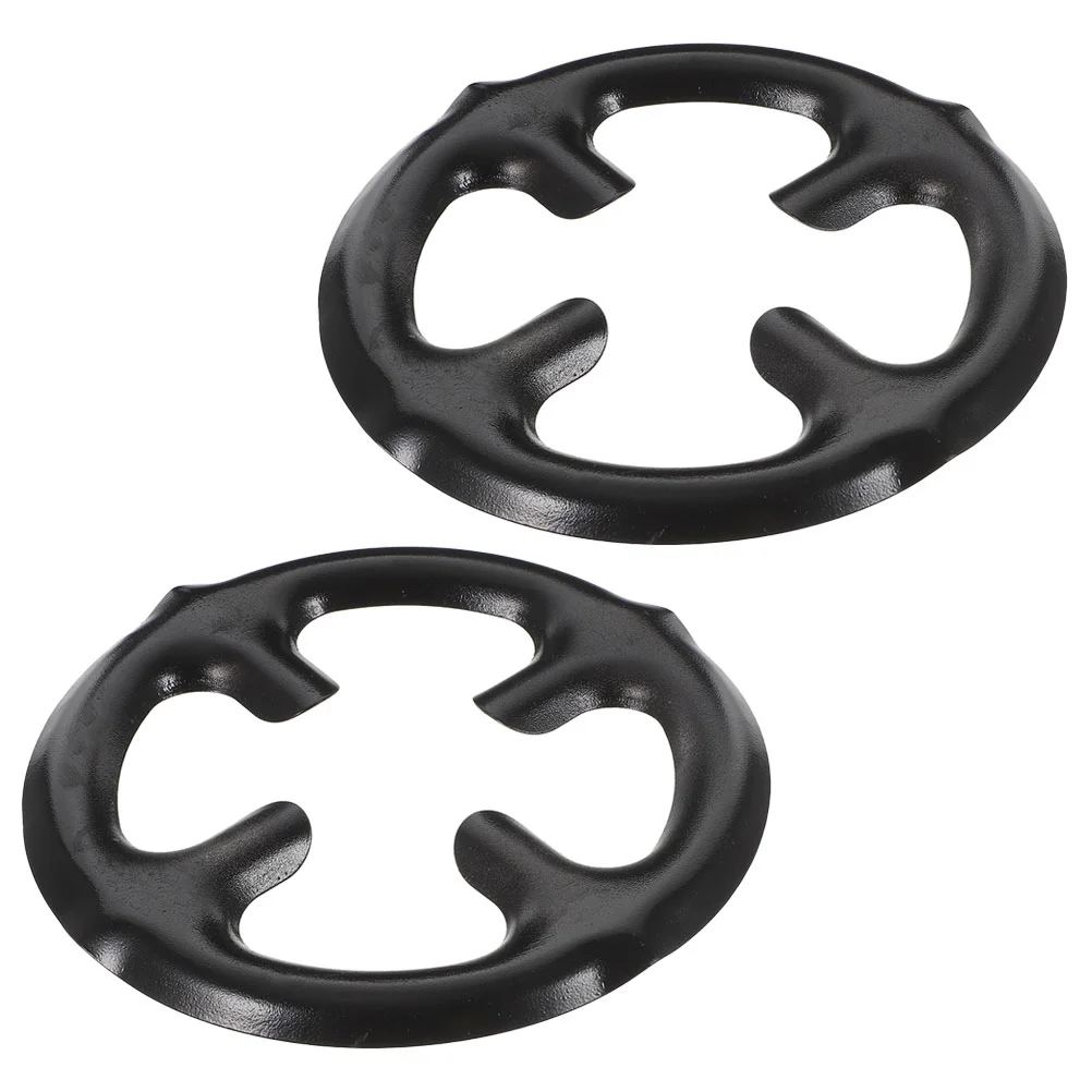 

2pcs Iron Coffee Pot Holder Round Stove Desktop Stand Gas Stove Cooker Rack Kitchen Supply