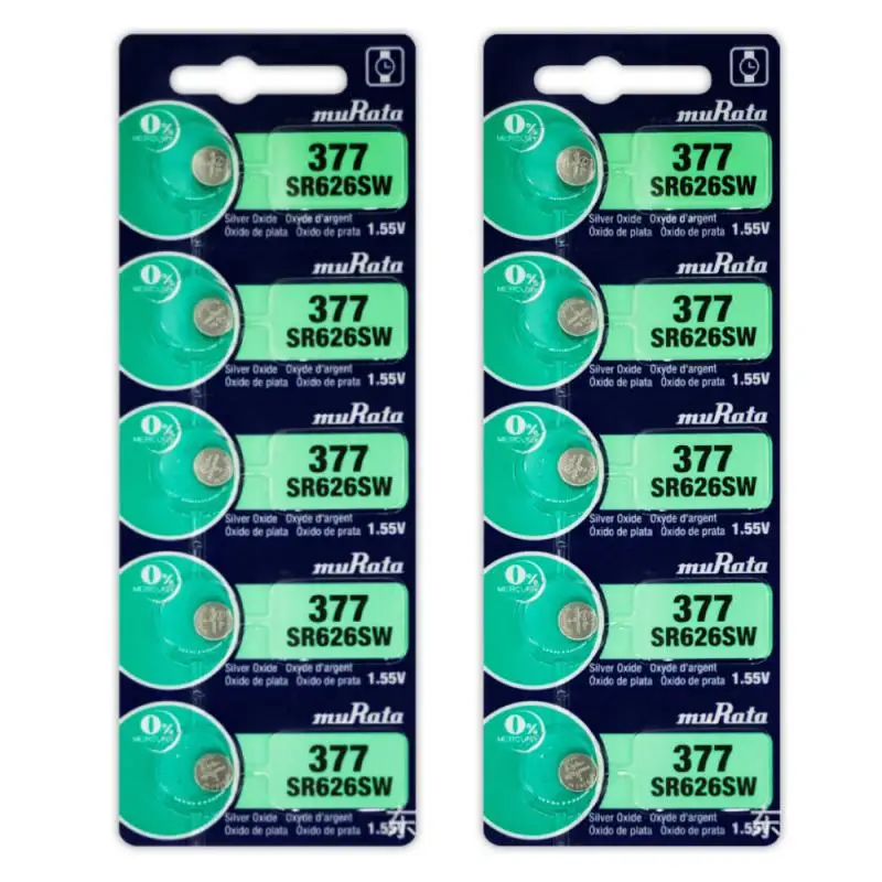 5-60 шт. оригинальные батарейки для SONY AG4 377 SR626SW щелочная батарея-монета часов