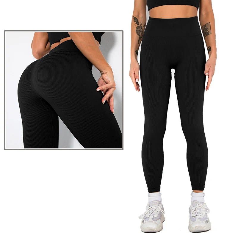 

Женские Бесшовные эластичные леггинсы с высокой талией