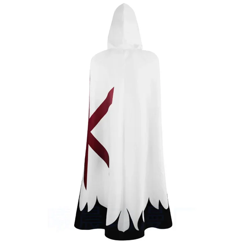 Отбеливающий костюм для косплея Yhwach черно-белый Аниме Костюм плащ ролевых игр на
