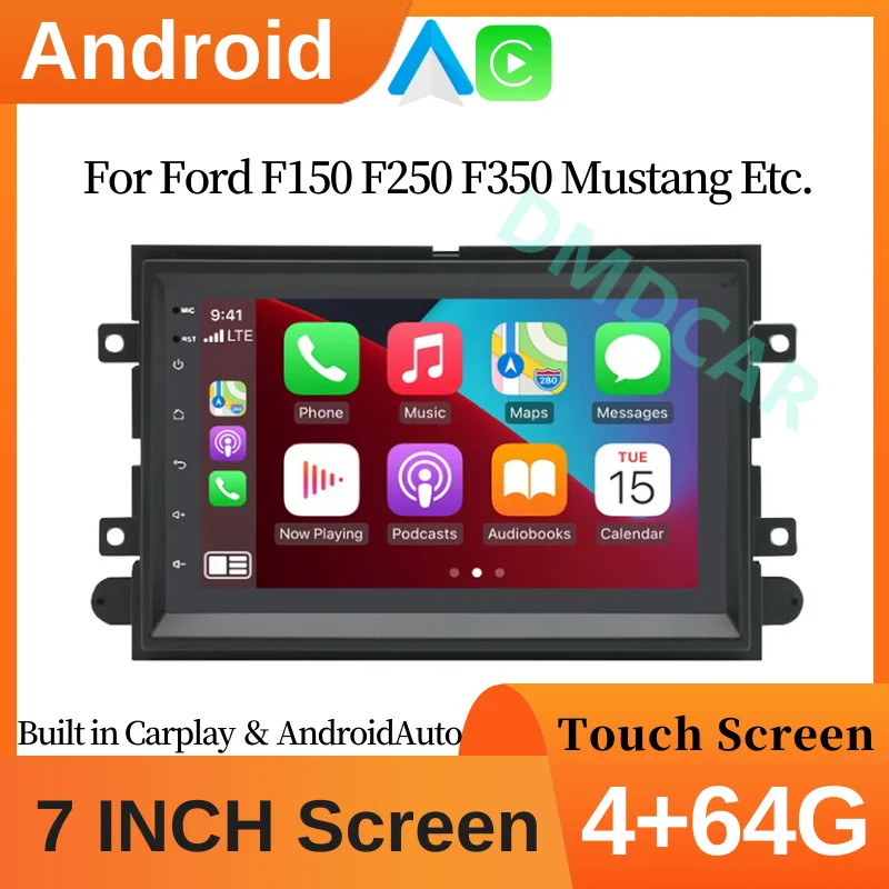 

AndroidAuto Car Radio Multimidia Video Player Carplay LCD Screen For Ford F150 F250 F350 Fusion Mustang Explorer Edge Focus