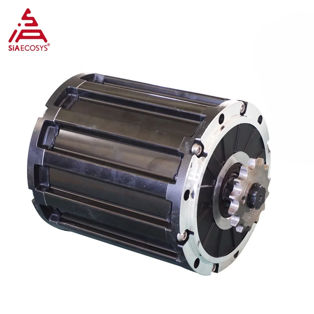 Фото QS120 2000W 72V Бесщеточный центральный двигатель с постоянными магнитами, защита IP67 от воды, для электроскутеров и мотоциклов, в наличии. №4