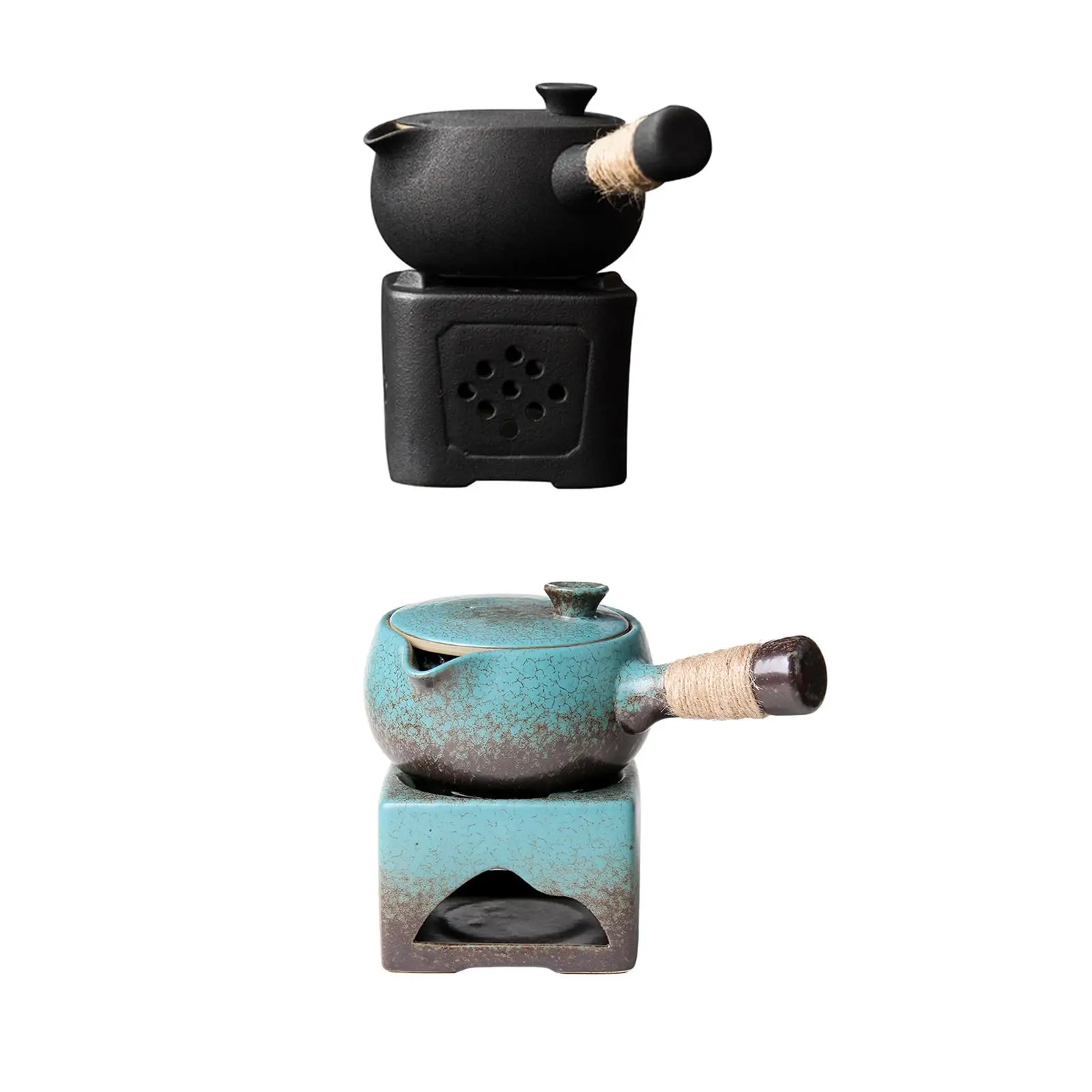 

Ceramic Tea Kettle Portable Pot Water Pot Kung Fu Tea Pot Japanese Tea Pot for Picnic Camping Teahouse Dining Room