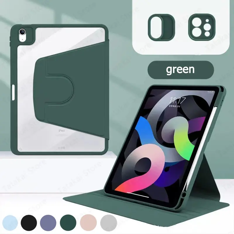 

Чехол-подставка с поворотом на 360 ° для iPad Pro 11, чехол 2022, 2021, 2020, 2018, Чехол для iPad Pro 11, чехол 4-го, 3-го, 2-го поколения