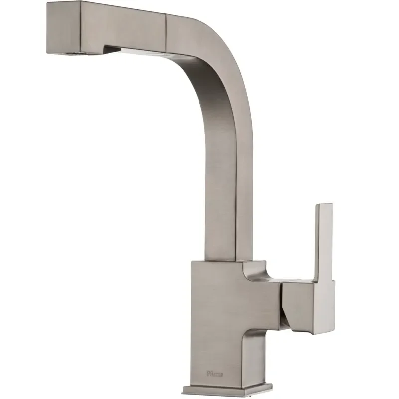

Pfirst Series 2-Handle Kitchen Faucet with White Side Spray in Polished Chrome Fast Shipping