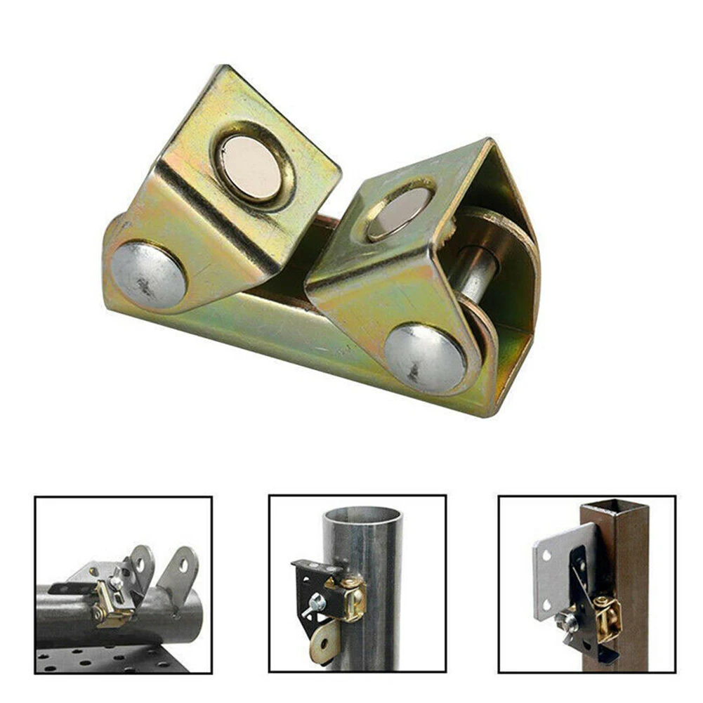 

Welding Clamp Welding Holder V-shaped Welding Holder V-type Clamps Welding Fixture Magnetic V-type Hand Tools For Metal Work