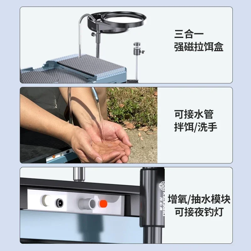 Сверхлегкая рыболовная коробка на 40 л многофункциональная полный набор из 2023 г.