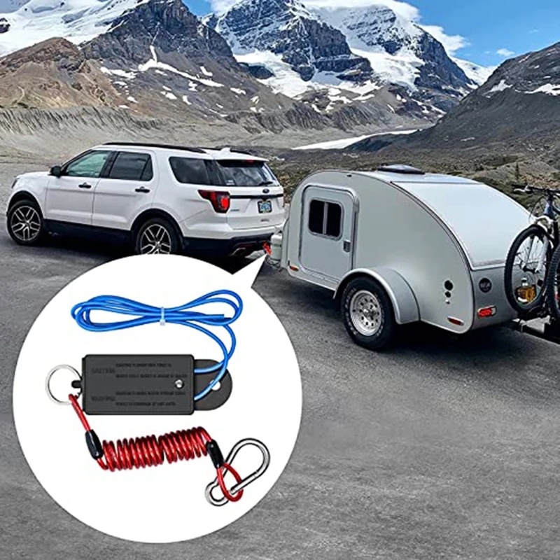 

Electromagnetic Brake Controller Emergency Breakaway For Rv Towing for Ca
