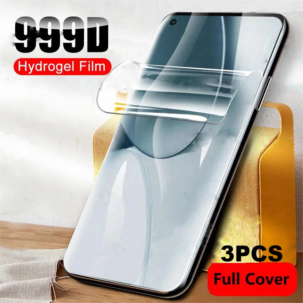 

3PCS For Oneplus Nord 2T CE 2 N20 N10 N100 N200 Screen Protector Hydrogel Film For OnePlus 8T 9RT 9R 9 10T 5G Ace Pro CE 2 Lite