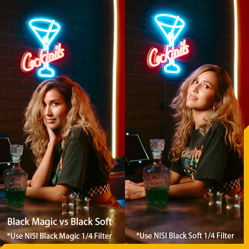 Фото NiSi Black Magic Filter 49 67 72 77 82 95 мм Hazy Mirror Смягчающее зеркало Умягчающее зеркало Hollywood Movie Beauty Creative Portra №3