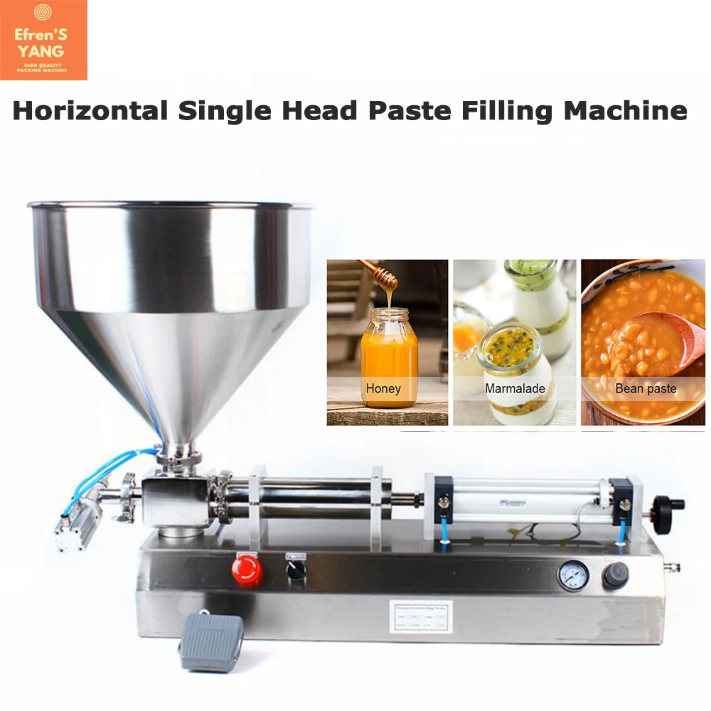 

Pneumatic Liquid Honey Paste Filling Machine Volumetric Soft Drink Liquid Filler Quantitative Glue Shower Gel Filling Machine