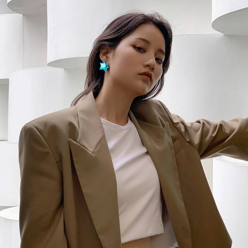 

Set of 6 Heart Earrings Jewelry for Summer Stylish Earring Valentines Day