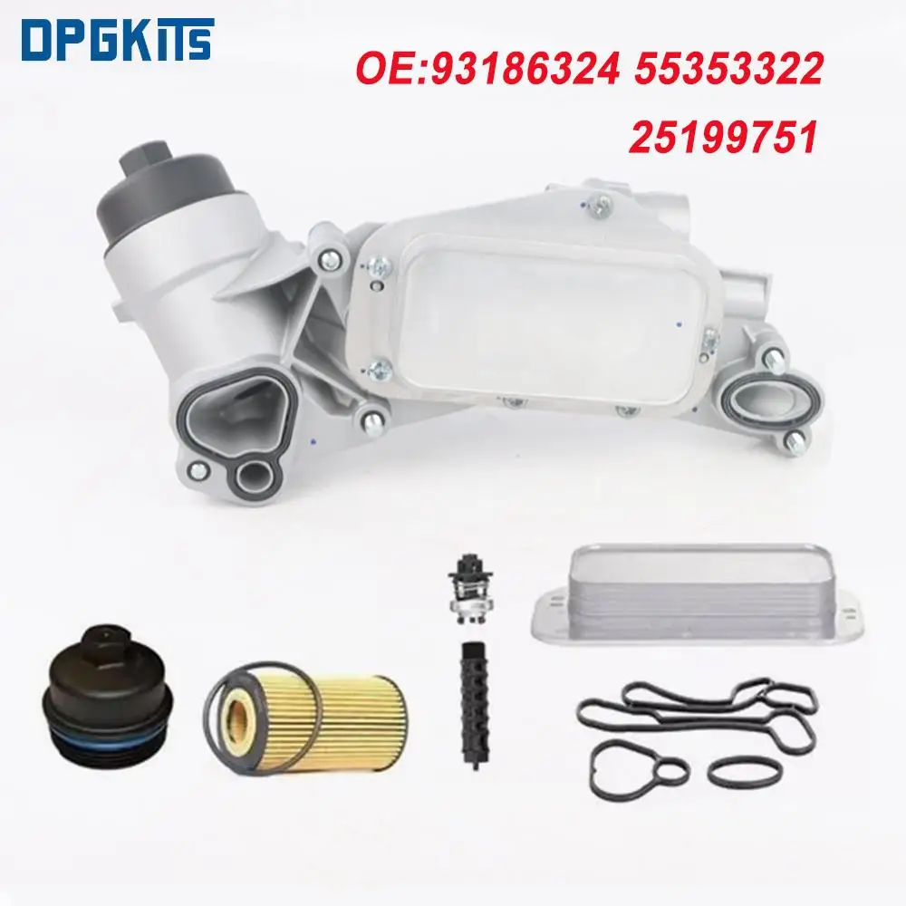 93186324 55353322 25199751 новый автомобильный масляный радиатор для Chevrolet Aveo Cruze Malibu Sonic Trax L4