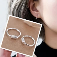 retro twisted lines earrings 925 silver stud earrings fashion jewelry luxury 2022 women ladies wedding party gifts accessories